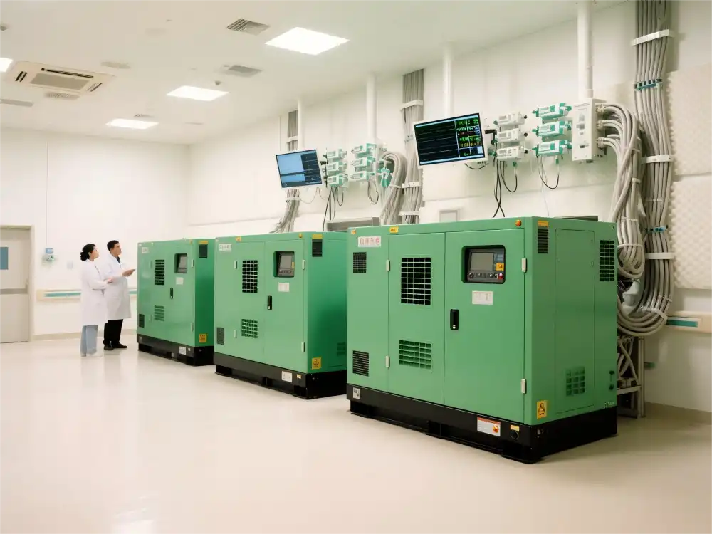 How to operate multiple backup diesel generators in parallel?